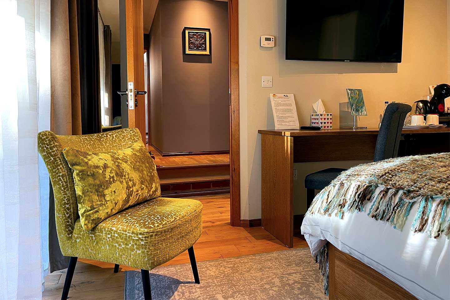 Double room with patio